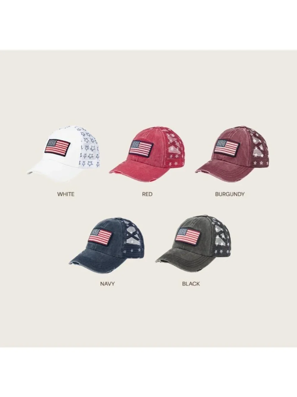 Stylish Criss-Cross Ponytail Baseball Cap - Embroidered Cotton & Mesh